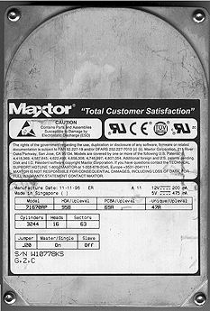 Maxtor 71670AP - 1.6GB