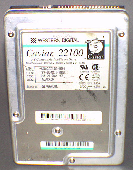 Western Digital AC22100 - 2.1GB