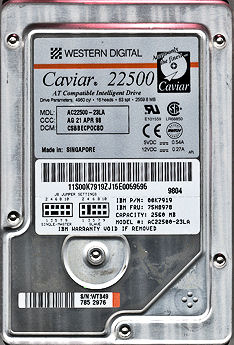 Western Digital AC22500 - 2.5GB