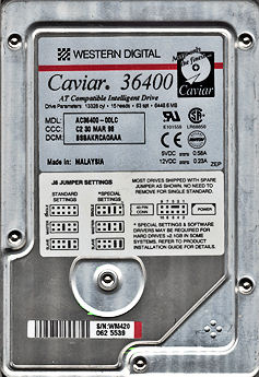 Western Digital AC36400 - 6.4GB