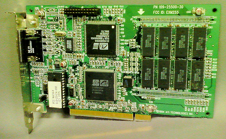 ATI Mach64 PCI 2M Video Card (109-25500-30)