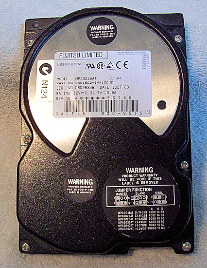 Fujitsu MPA3035AT - 3.5GB