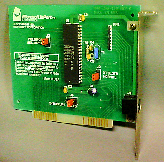 MICROSOFT 900-255-018 C3K6P8INPORT ISA INPORT DEVICE INTERFACE ADAPTER CARD 