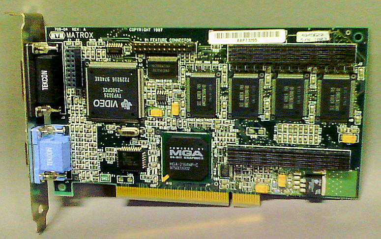 Matrox Millennium II 4MB PCI Video Card (MIL2P/4BC/20)