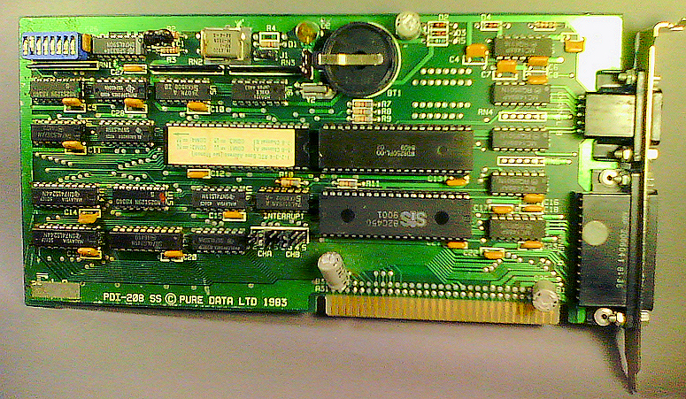 Pure Data PTI-208 Dual Serial w/clock