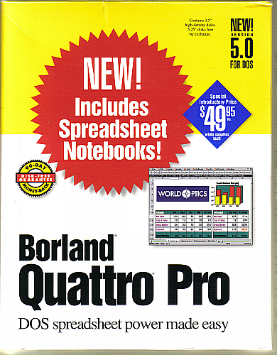 Quattro Pro 5.0 for DOS
