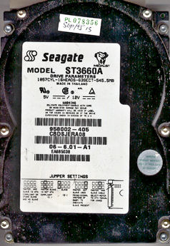 Seagate ST3660A - 545MB