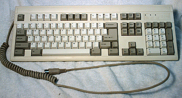Touch XT/AT switchable Keyboard