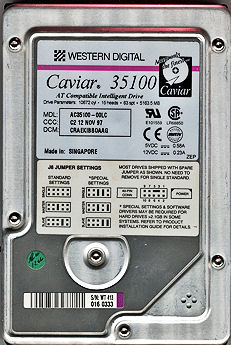 Western Digital AC35100 - 5.1GB