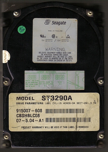Seagate ST3290A - 261MB